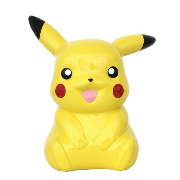 NWT Pikachu Nintendo Pokémon Ceramic Coin Piggy Bank ⚡️ - Picture 2 of 4